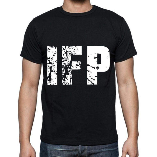 Ifp Men T Shirts Short Sleeve T Shirts Men Tee Shirts For Men Cotton Black 3 Letters - Casual