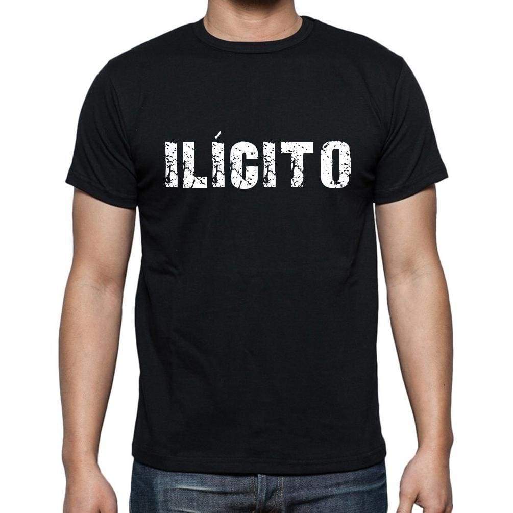 Il­cito Mens Short Sleeve Round Neck T-Shirt - Casual