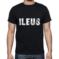 ileus Men's Short Sleeve Round Neck T-shirt , 5 letters Black , word 00006