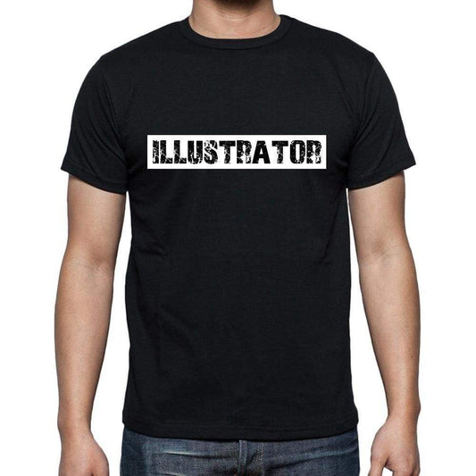 Illustrator T Shirt Mens T-Shirt Occupation S Size Black Cotton - T-Shirt