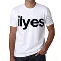 Ilyes Homme manches courtes Col rond T-shirt 00050