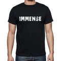 immense, Französisches Wörterbuch, Herren-Kurzarm-Rundhals-T-Shirt 00009