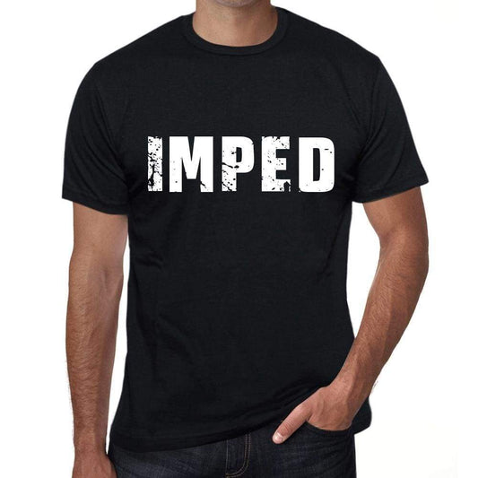 Imped Mens Retro T Shirt Black Birthday Gift 00553 - Black / Xs - Casual