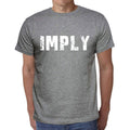 imply, Men's Short Sleeve Round Neck T-shirt 00042