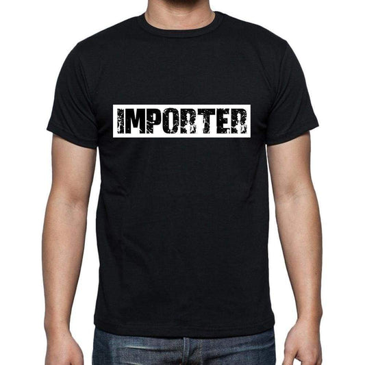 Importer T Shirt Mens T-Shirt Occupation S Size Black Cotton - T-Shirt