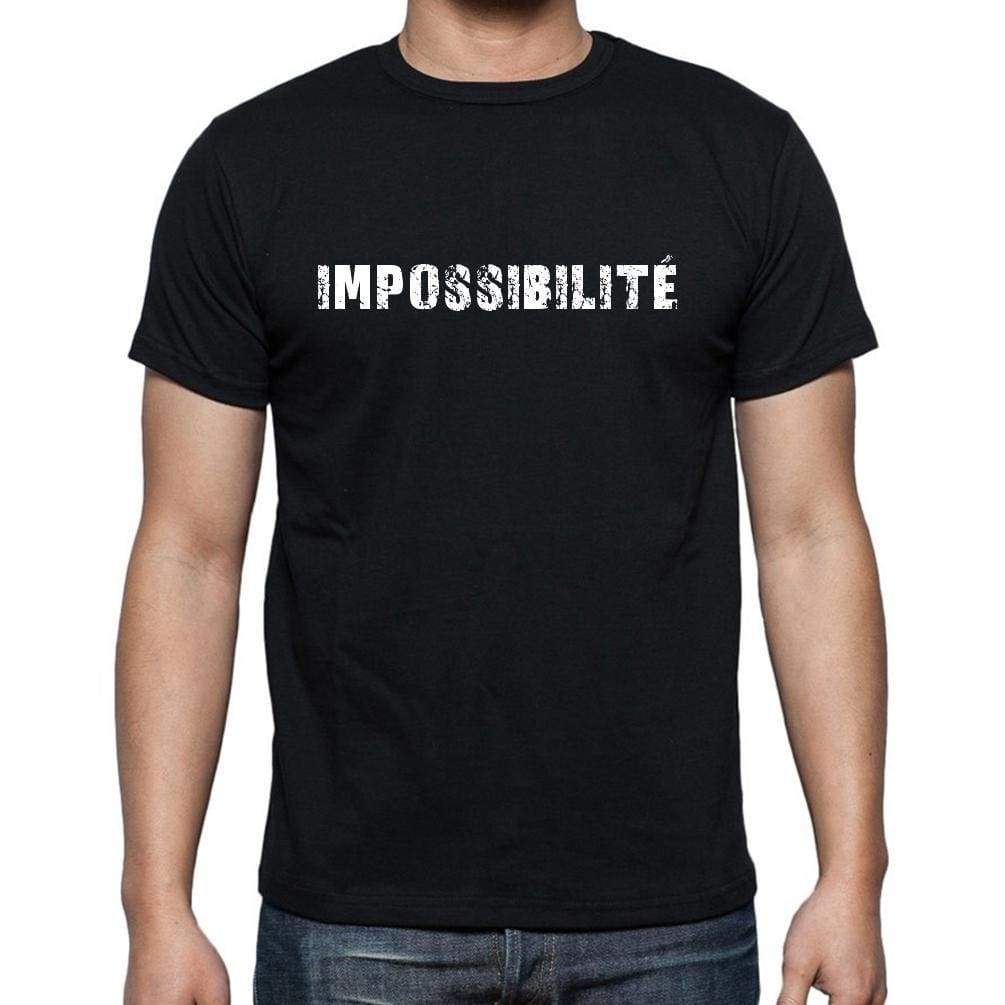 Impossibilité French Dictionary Mens Short Sleeve Round Neck T-Shirt 00009 - Casual