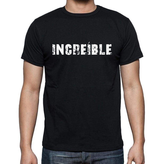 Incre­ble Mens Short Sleeve Round Neck T-Shirt - Casual