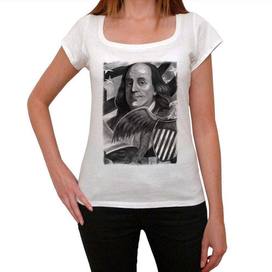 Independence Day United States Of America Womens Short Sleeve Round Neck T-Shirt 00111