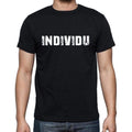 individu, French Dictionary, Men's Short Sleeve Round Neck T-shirt 00009