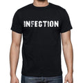 infection Men's Short Sleeve Round Neck T-shirt , Black T-shirt EN