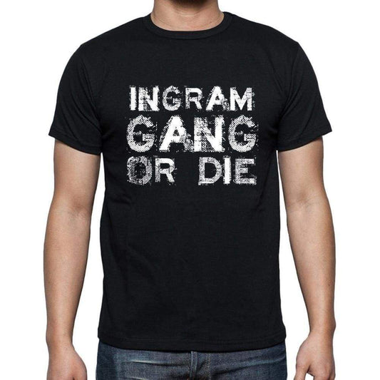 Ingram Family Gang Tshirt Mens Tshirt Black Tshirt Gift T-Shirt 00033 - Black / S - Casual