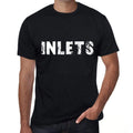 inlets Men's Vintage T shirt Black Birthday Gift 00554