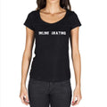 inline skating, T-Shirt for women, t shirt gift, black