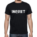 inquiet, French Dictionary, Men's Short Sleeve Round Neck T-shirt 00009