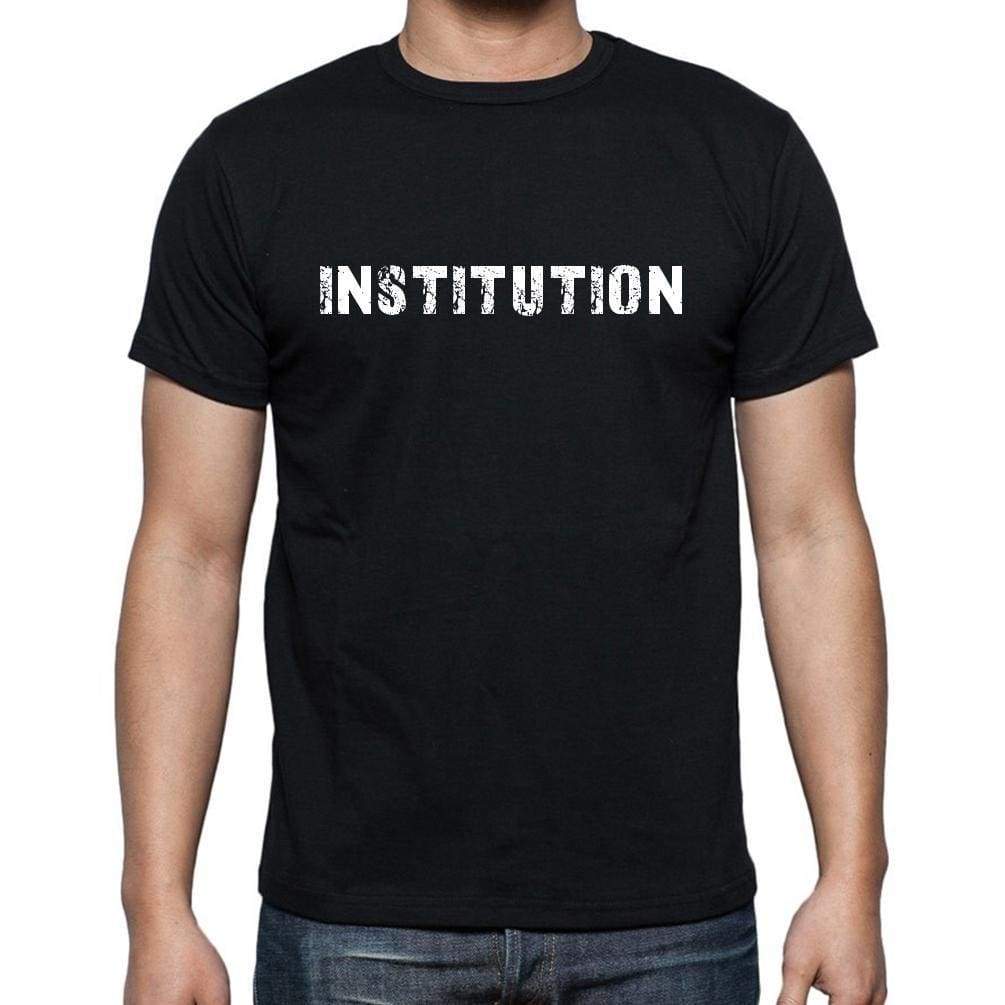 Institution Mens Short Sleeve Round Neck T-Shirt - Casual