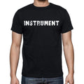 instrument Men's Short Sleeve Round Neck T-shirt , Black T-shirt EN