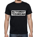 Instrument Technician t shirt, mens t-shirt, occupation, S Size, Black, Cotton