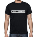 Insurance Staff t shirt, mens t-shirt, occupation, S Size, Black, Cotton