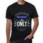 Intense Vibes Only Black Mens Short Sleeve Round Neck T-Shirt Gift T-Shirt 00299 - Black / S - Casual