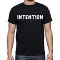 intention Men's Short Sleeve Round Neck T-shirt , Black T-shirt EN