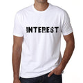 interest Men's T shirt White Birthday Gift 00552