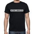 Interior Decorator t shirt, mens t-shirt, occupation, S Size, Black, Cotton