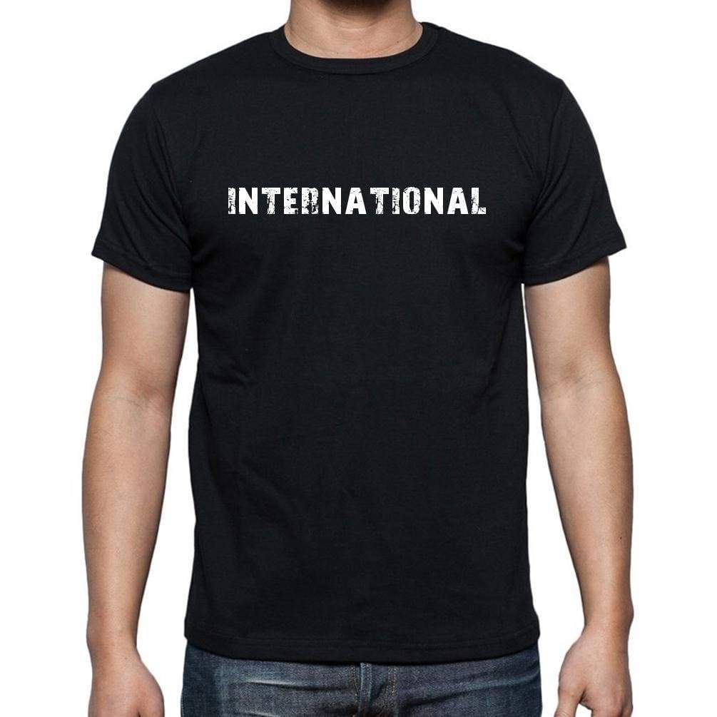 International Mens Short Sleeve Round Neck T-Shirt - Casual
