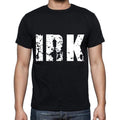 irk men t shirts,Short Sleeve,t shirts men,tee shirts for men,cotton,black , 3 letters