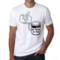 Is Today The Day, Weißes Herren-T-Shirt, 100 % Baumwolle 00200