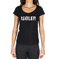 isoler, French Dictionary, Women's Short Sleeve Round Neck T-shirt 00010