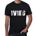 ivies Men's Retro T shirt Black Birthday Gift 00553