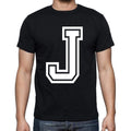 J Men's Short Sleeve Round Neck T-shirt 00177