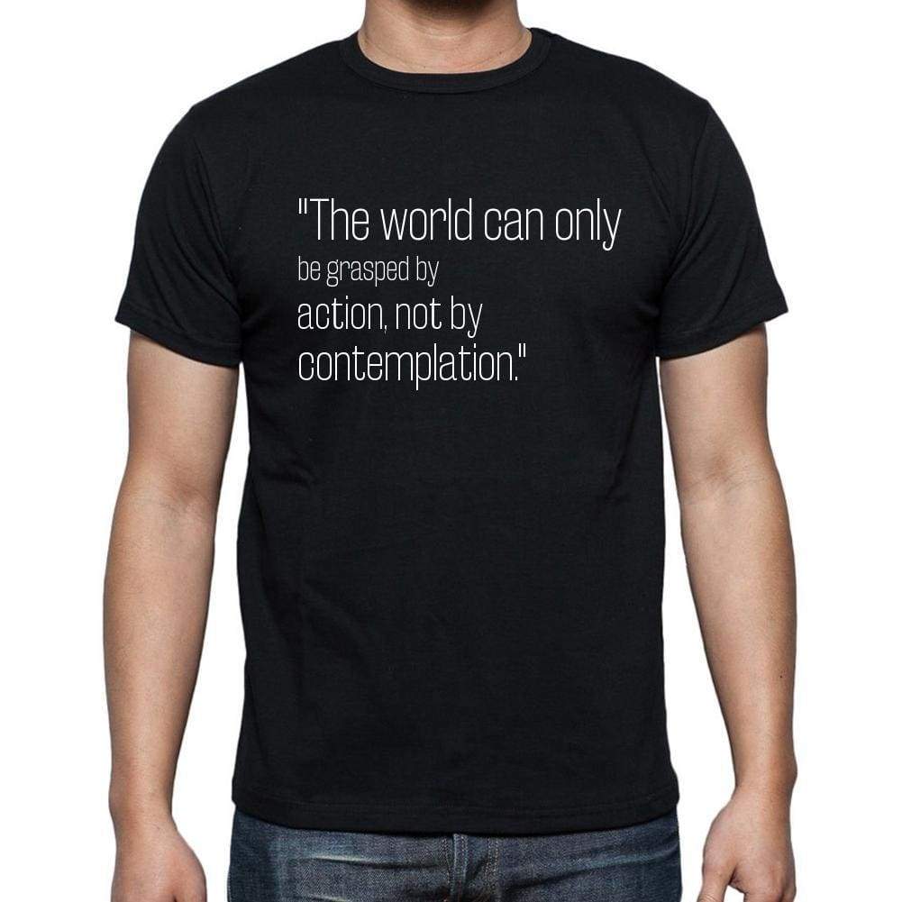 Jacob Bronowski Quote T Shirts The World Can Only Be T Shirts Men Black - Casual