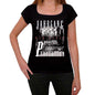 Jahrgang Birthday 1955 Black Womens Short Sleeve Round Neck T-Shirt Gift T-Shirt 00353 - Black / Xs - Casual