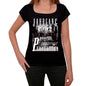 Jahrgang Birthday 1992 Black Womens Short Sleeve Round Neck T-Shirt Gift T-Shirt 00353 - Black / Xs - Casual