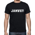 janvier, French Dictionary, Men's Short Sleeve Round Neck T-shirt 00009