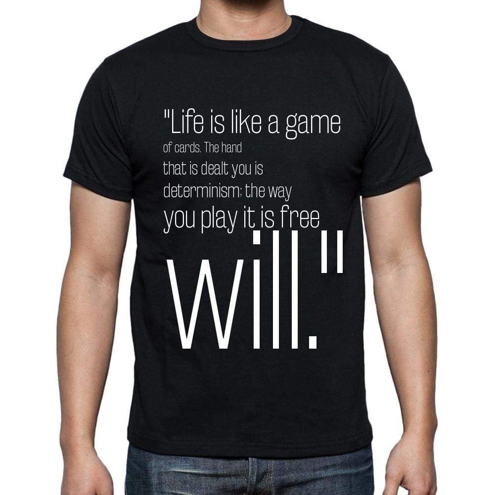 Jawaharlal Nehru Quote T Shirts Life Is Like A Game O T Shirts Men Black - Casual