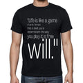 Jawaharlal Nehru quote t shirts,"Life is like a game o",t shirts men,black