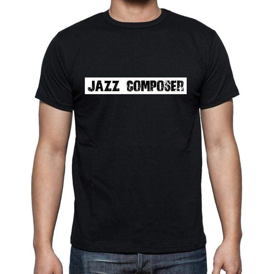 Jazz Composer T Shirt Mens T-Shirt Occupation S Size Black Cotton - T-Shirt