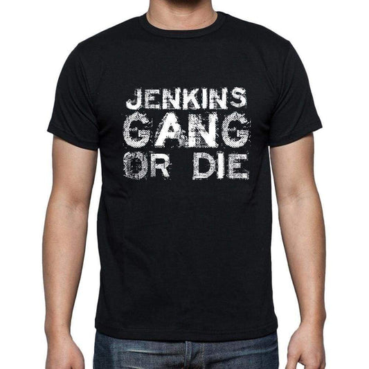 Jenkins Family Gang Tshirt Mens Tshirt Black Tshirt Gift T-Shirt 00033 - Black / S - Casual
