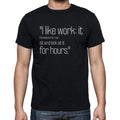Jerome K. Jerome quote t shirts,"I like work: it fasci",t shirts men,black