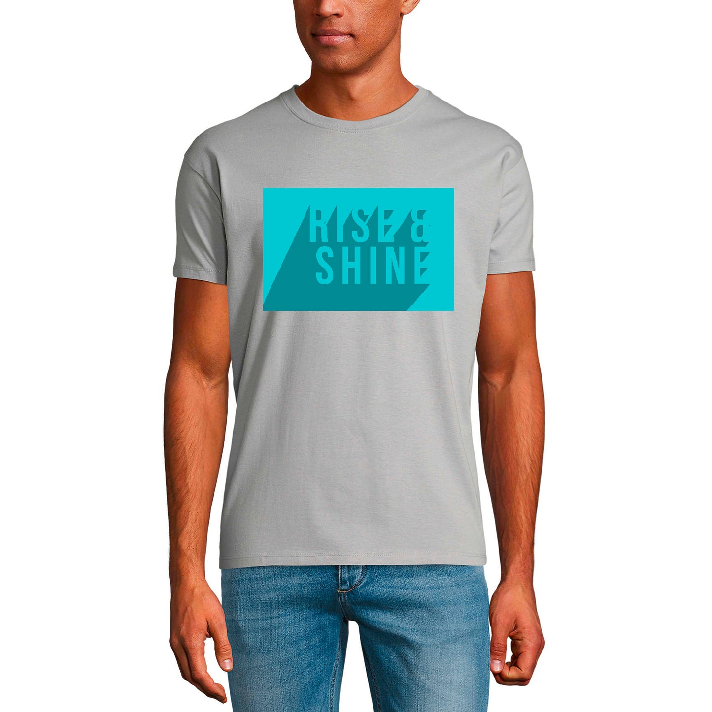 ULTRABASIC Men's T-Shirt Rise and Shine - Soul Bible Religious Shirt