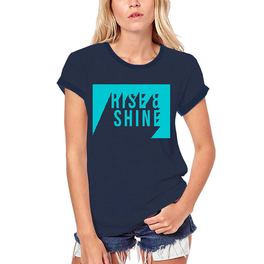 ULTRABASIC Women's Organic T-Shirt Rise and Shine - Soul Bible Religious Shirt