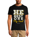 ULTRABASIC Men's Religious T-Shirt He Restored My Soul - Jesus Christ Shirt
