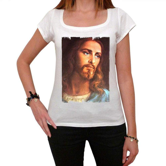 Jesus Christ Handsome T-Shirt For Women Short Sleeve Cotton Tshirt Women T Shirt Gift - T-Shirt