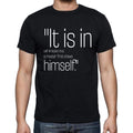 Johann Goethe quote t shirts,"It is in self-limitation",t shirts men,black