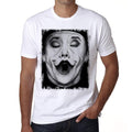 Joker Face Herren-T-Shirt, Weiß, 100 % Baumwolle 00164