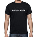 justification, French Dictionary, Men's Short Sleeve Round Neck T-shirt 00009