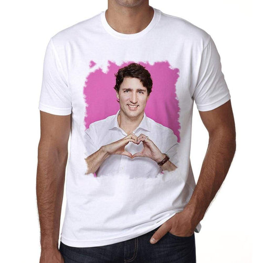 Justin Trudean Mens T Shirt White Birthday Gift 00515 - White / Xs - Casual