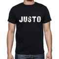 justo, kurzärmliges Herren-T-Shirt mit Rundhalsausschnitt